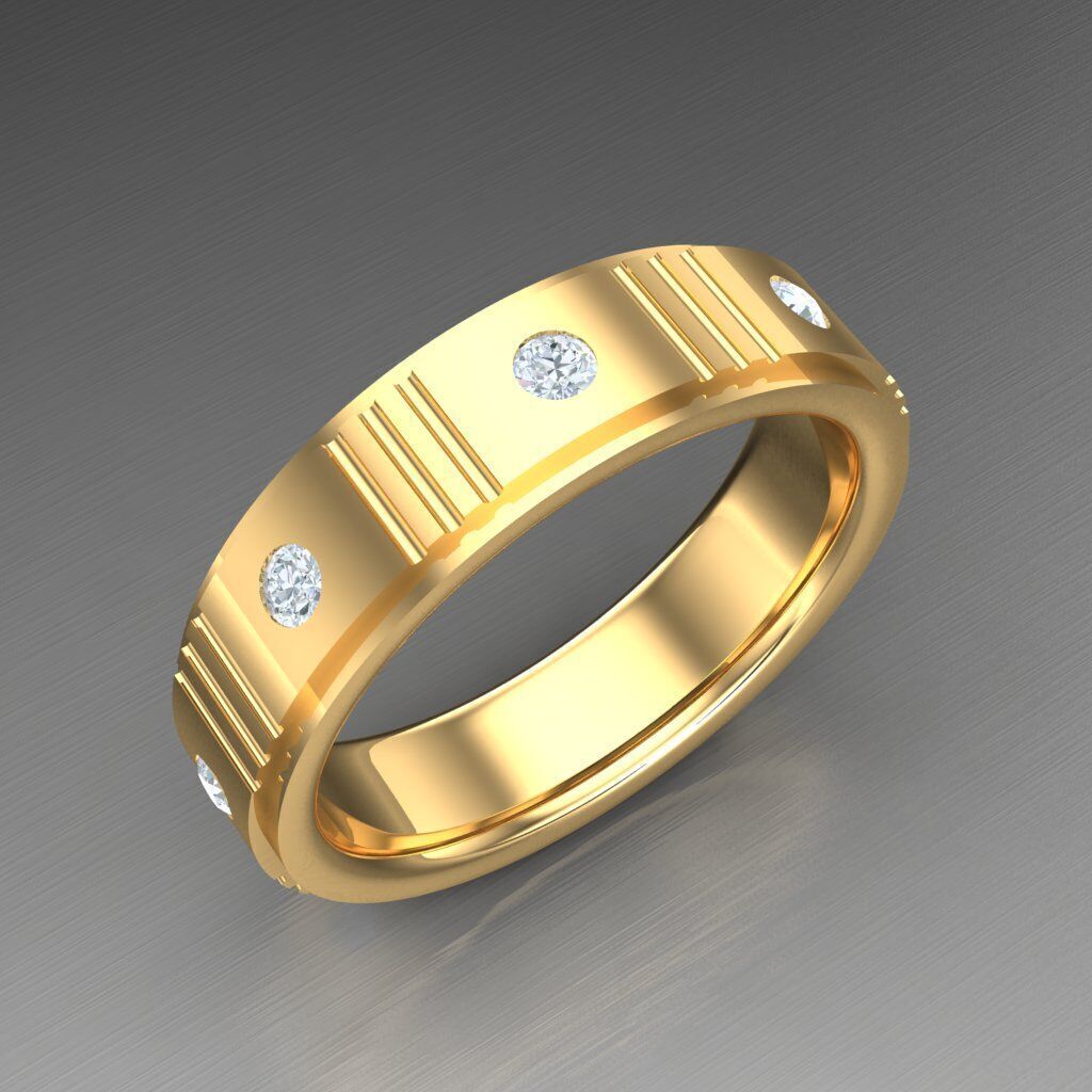 Man Ring New Design 3MR051 3D model_9