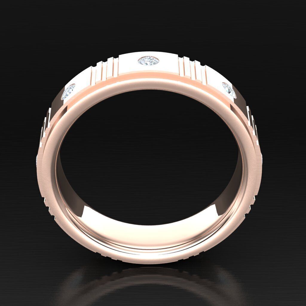 Man Ring New Design 3MR051 3D model_2