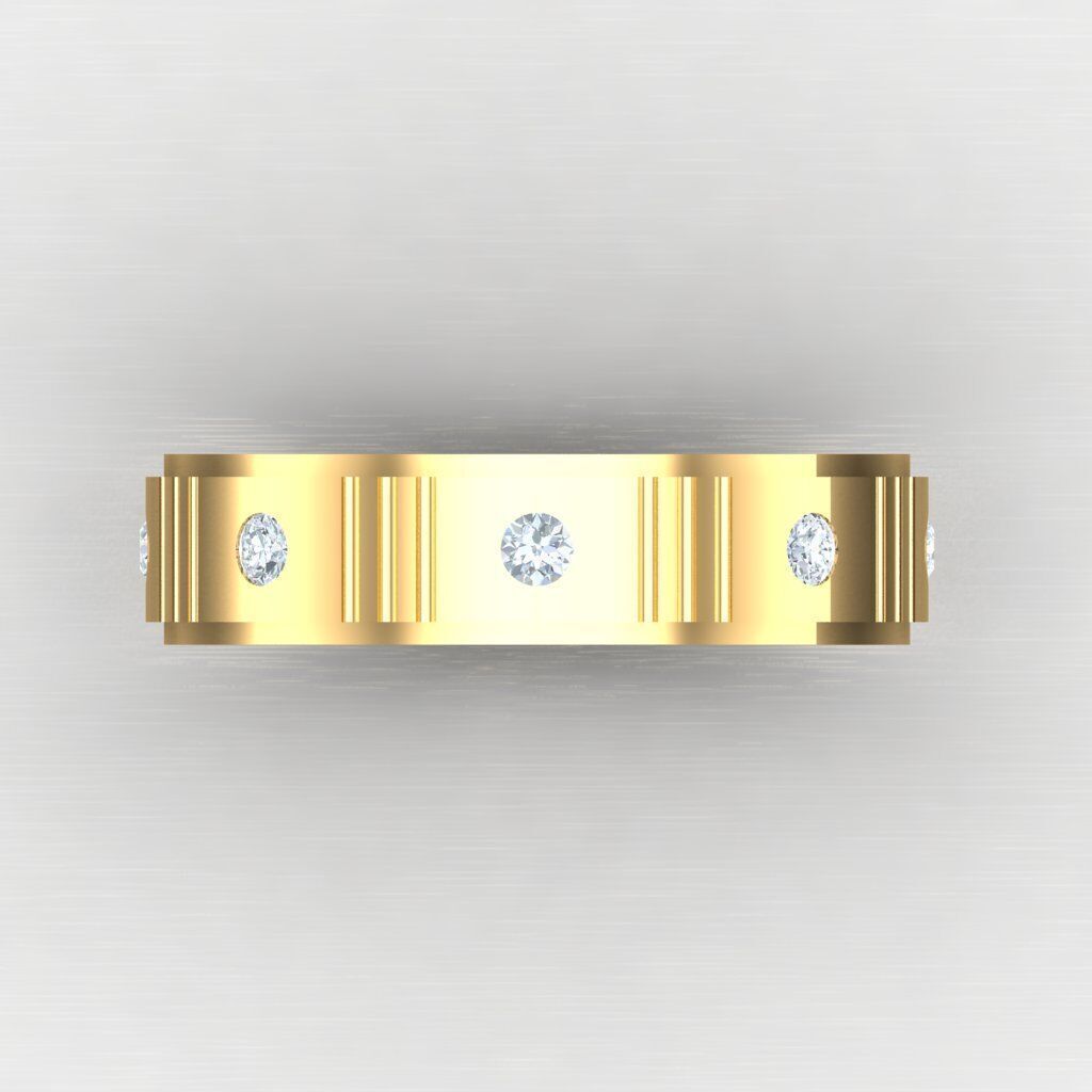 Man Ring New Design 3MR051 3D model_7