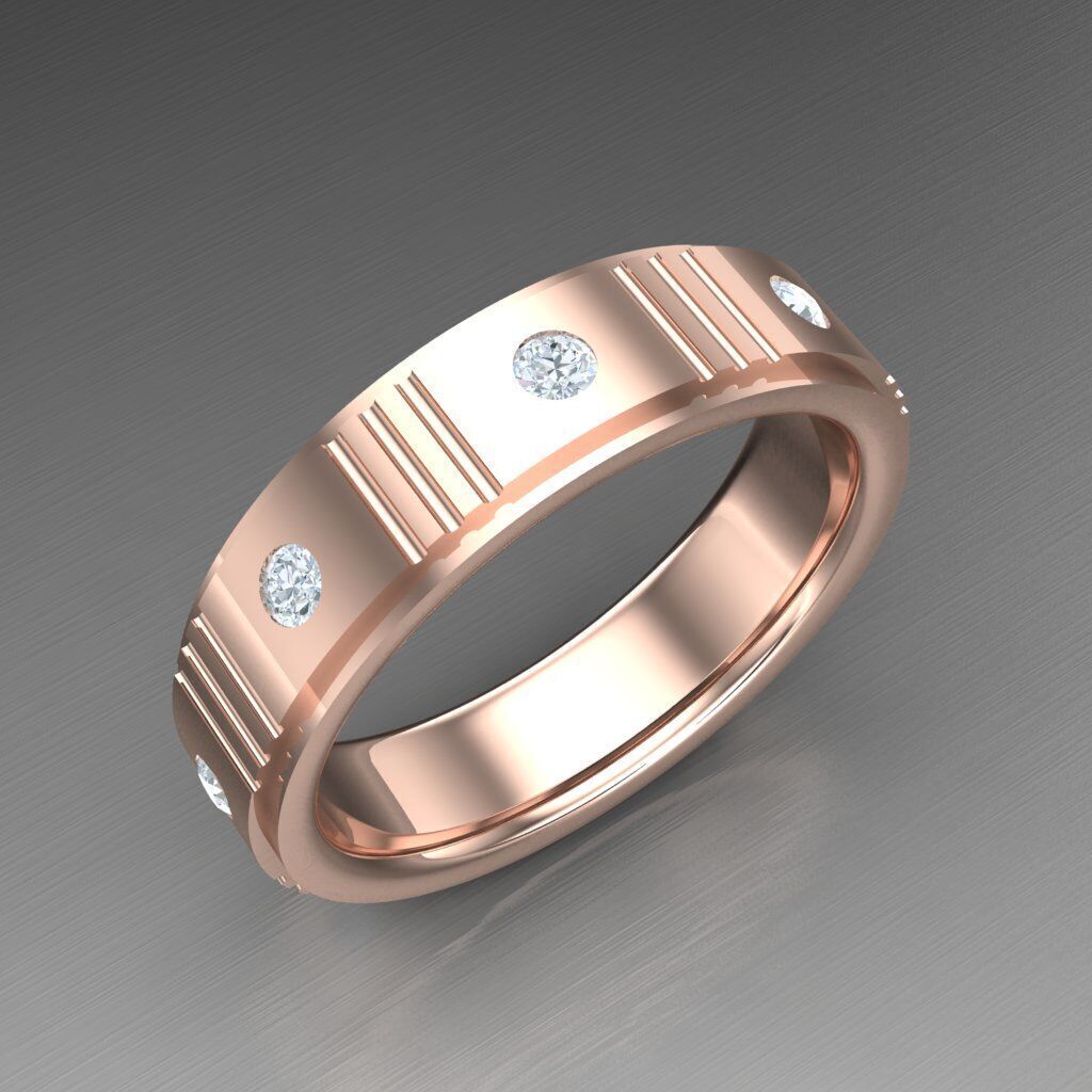 Man Ring New Design 3MR051 3D model_8