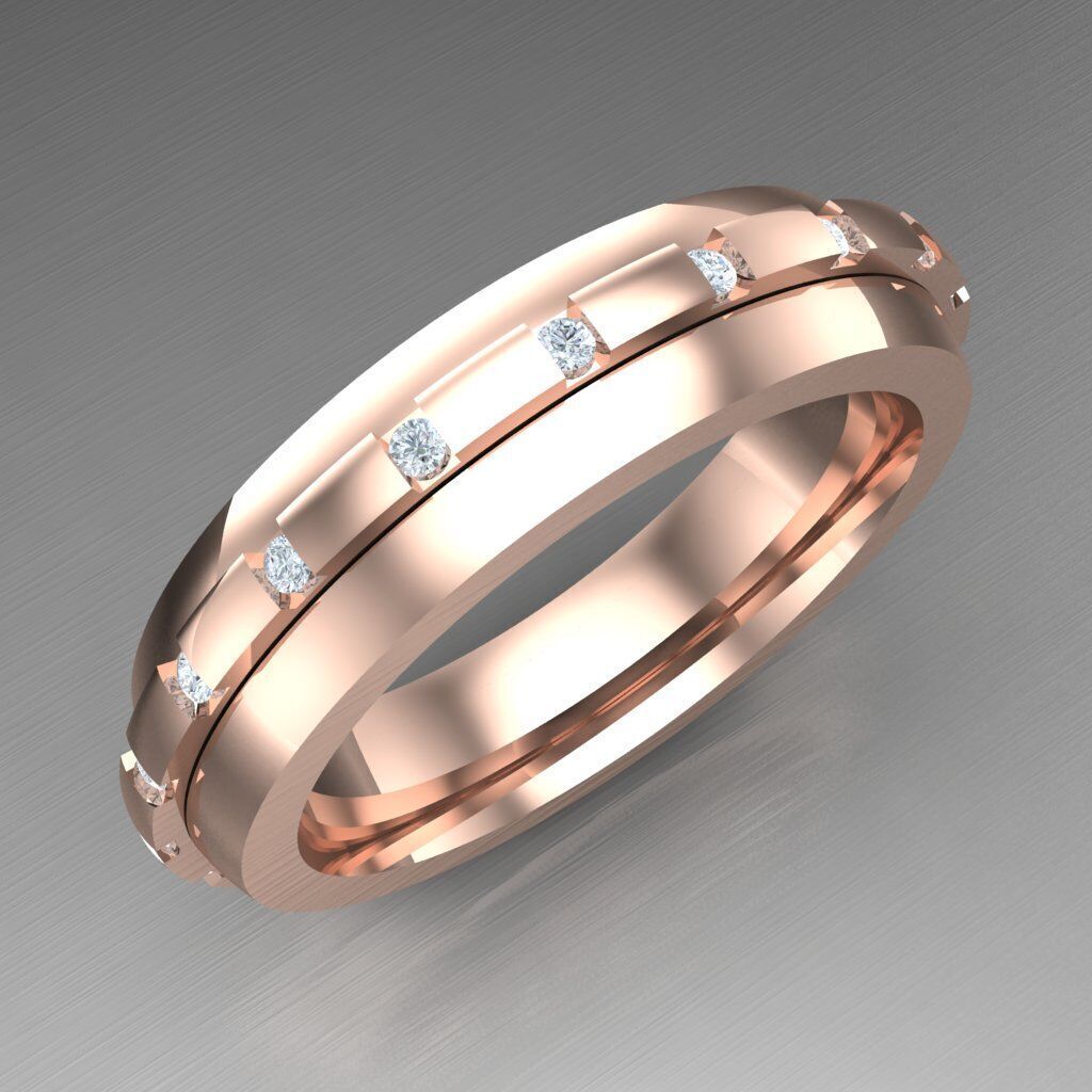 Man Ring New Design 3MR047 3D print model_8