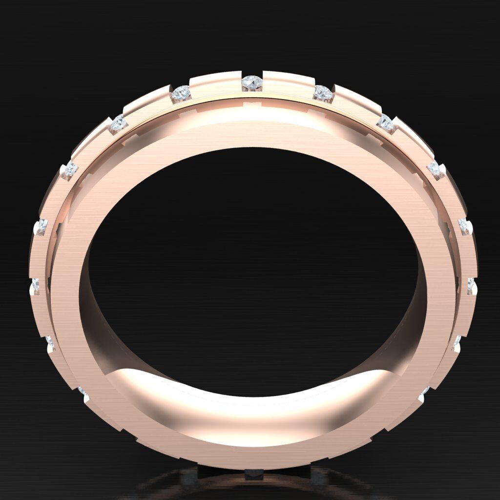 Man Ring New Design 3MR047 3D print model_2