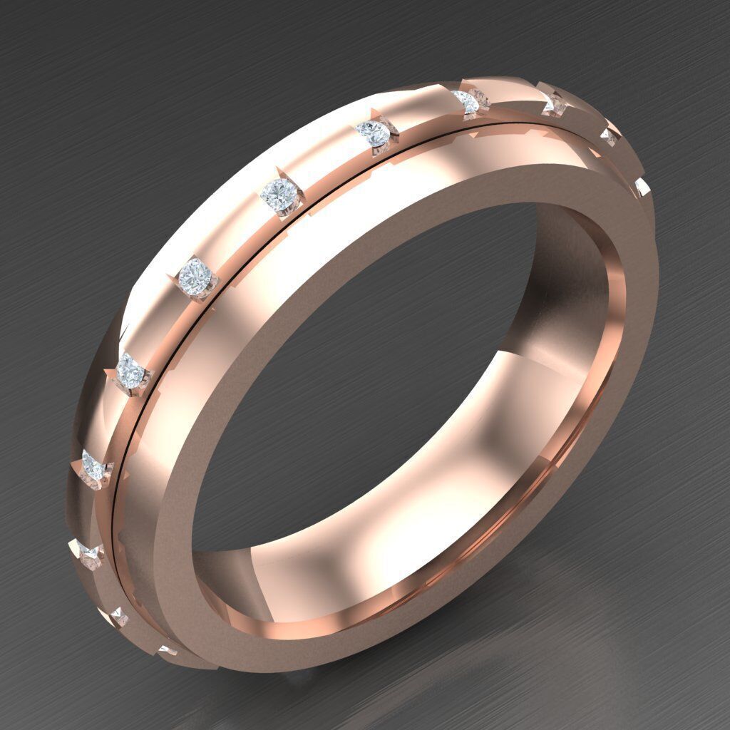 Man Ring New Design 3MR047 3D print model_1