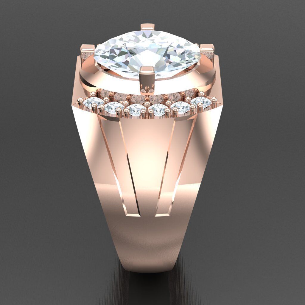 Man Ring New Design 3MR042 3D print model_10