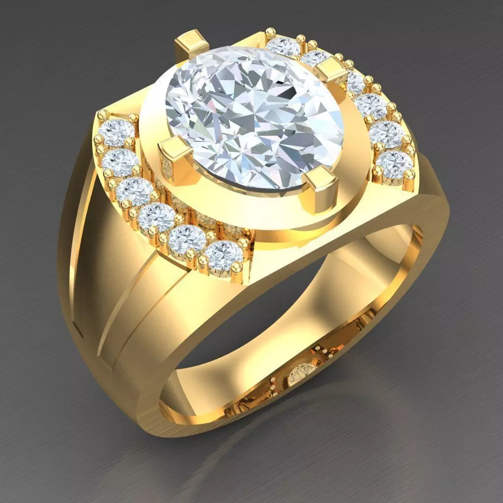 Man Ring New Design 3MR042 3D print model_0