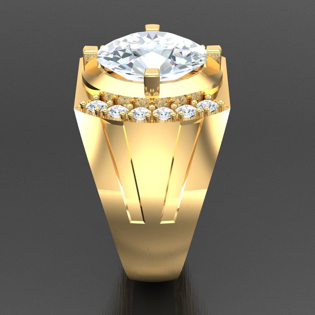 Man Ring New Design 3MR042 3D print model_11