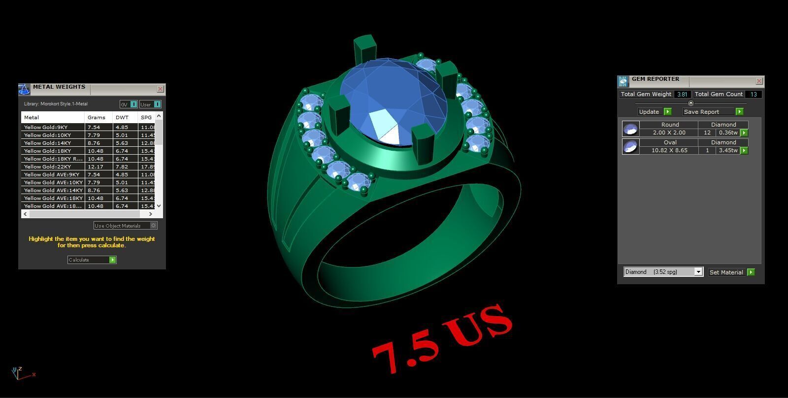 Man Ring New Design 3MR042 3D print model_12