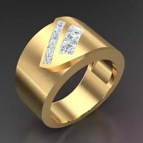 Man Ring New Design 3MR041 3D print model