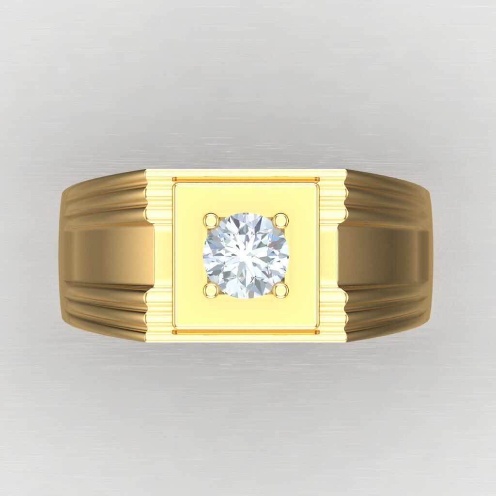 Man Ring New Design 3MR036 3D model_7