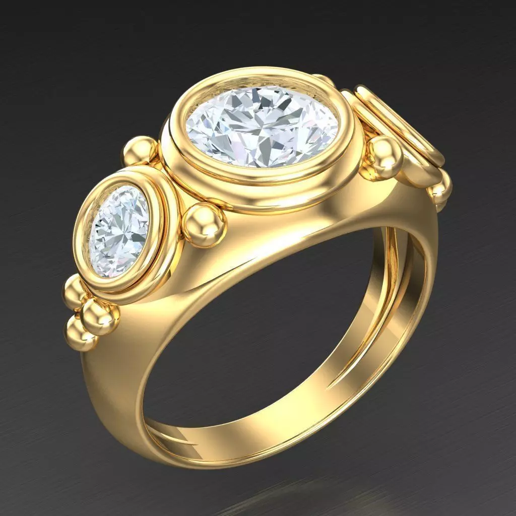Man Ring New Design 3MR035 3D print model