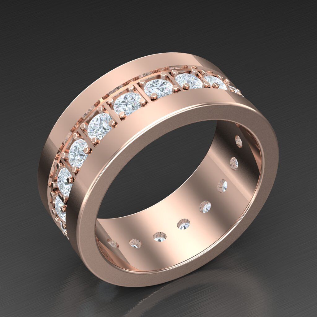 Man Ring New Design 3MR022 3D model_1