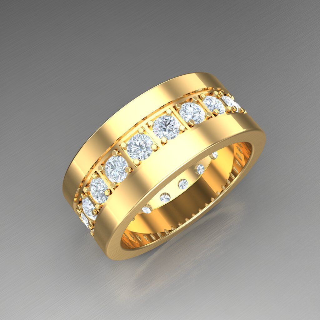 Man Ring New Design 3MR022 3D model_9