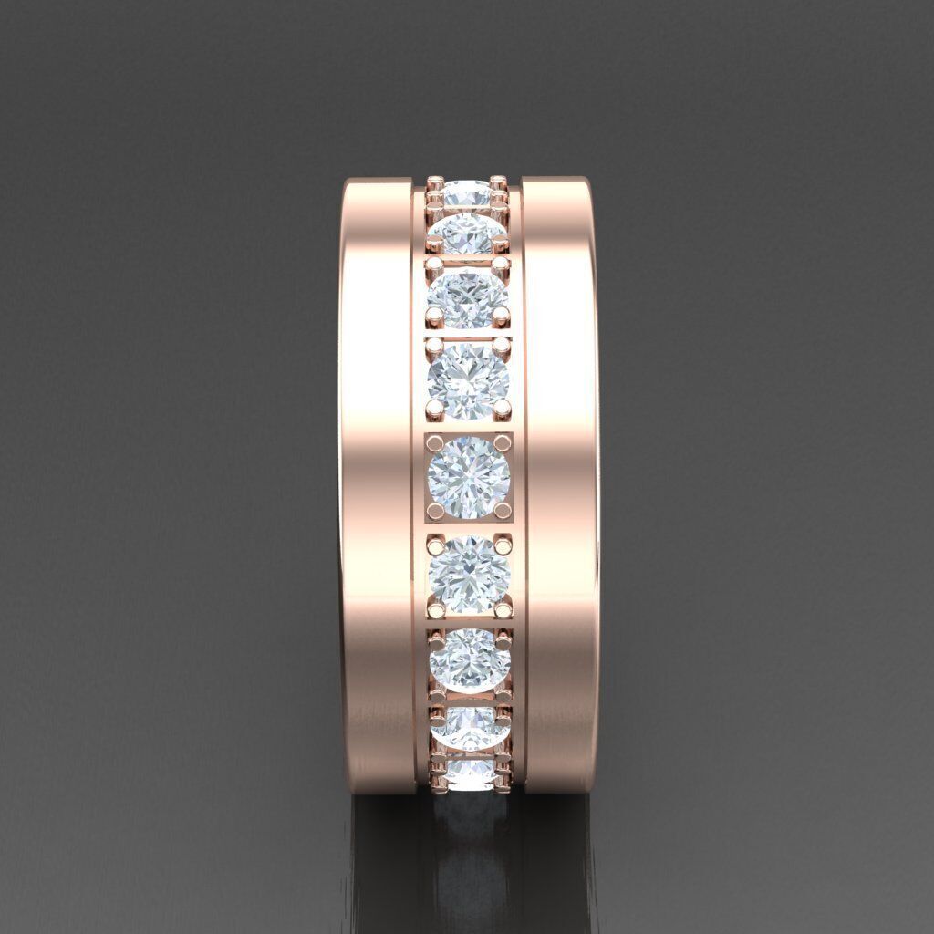 Man Ring New Design 3MR022 3D model_10