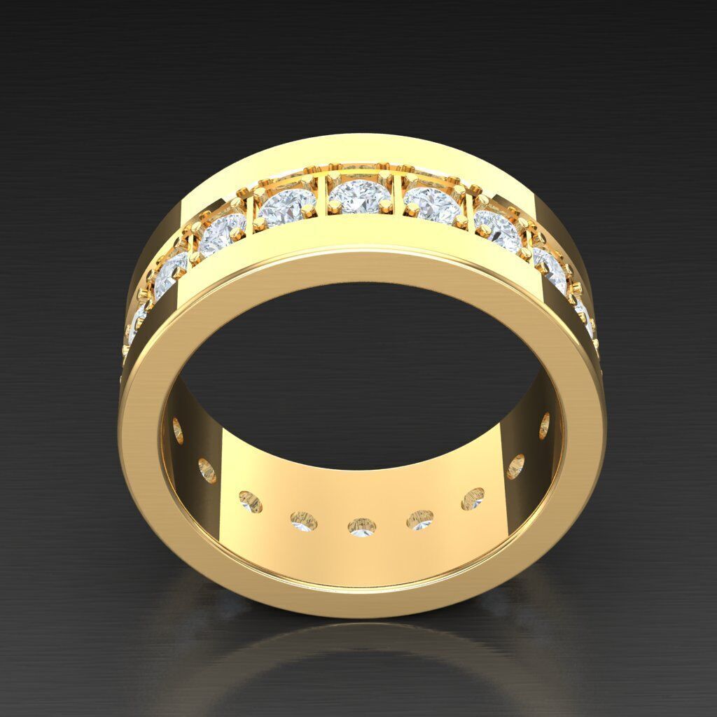 Man Ring New Design 3MR022 3D model_3