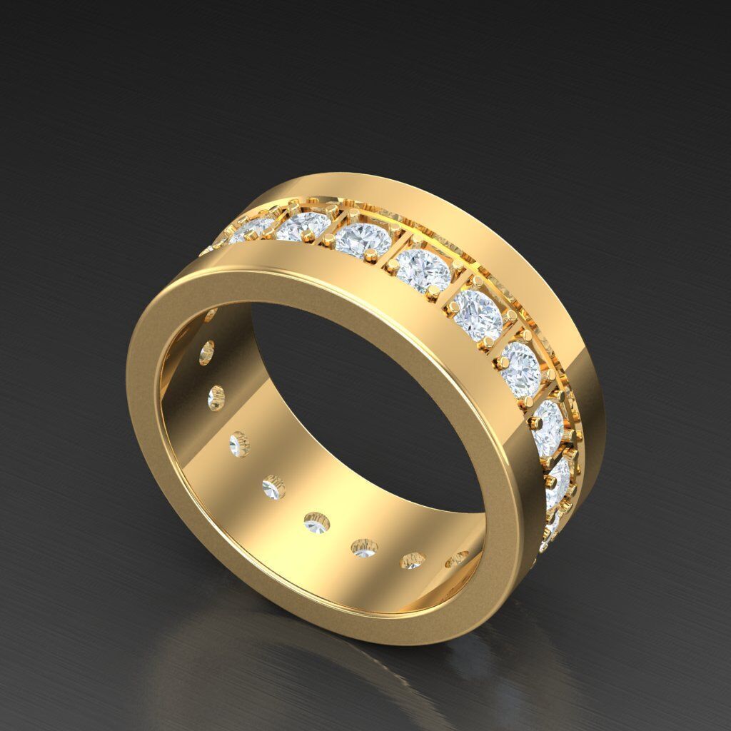 Man Ring New Design 3MR022 3D model_5