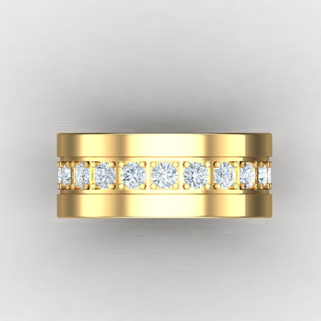 Man Ring New Design 3MR022 3D model_7