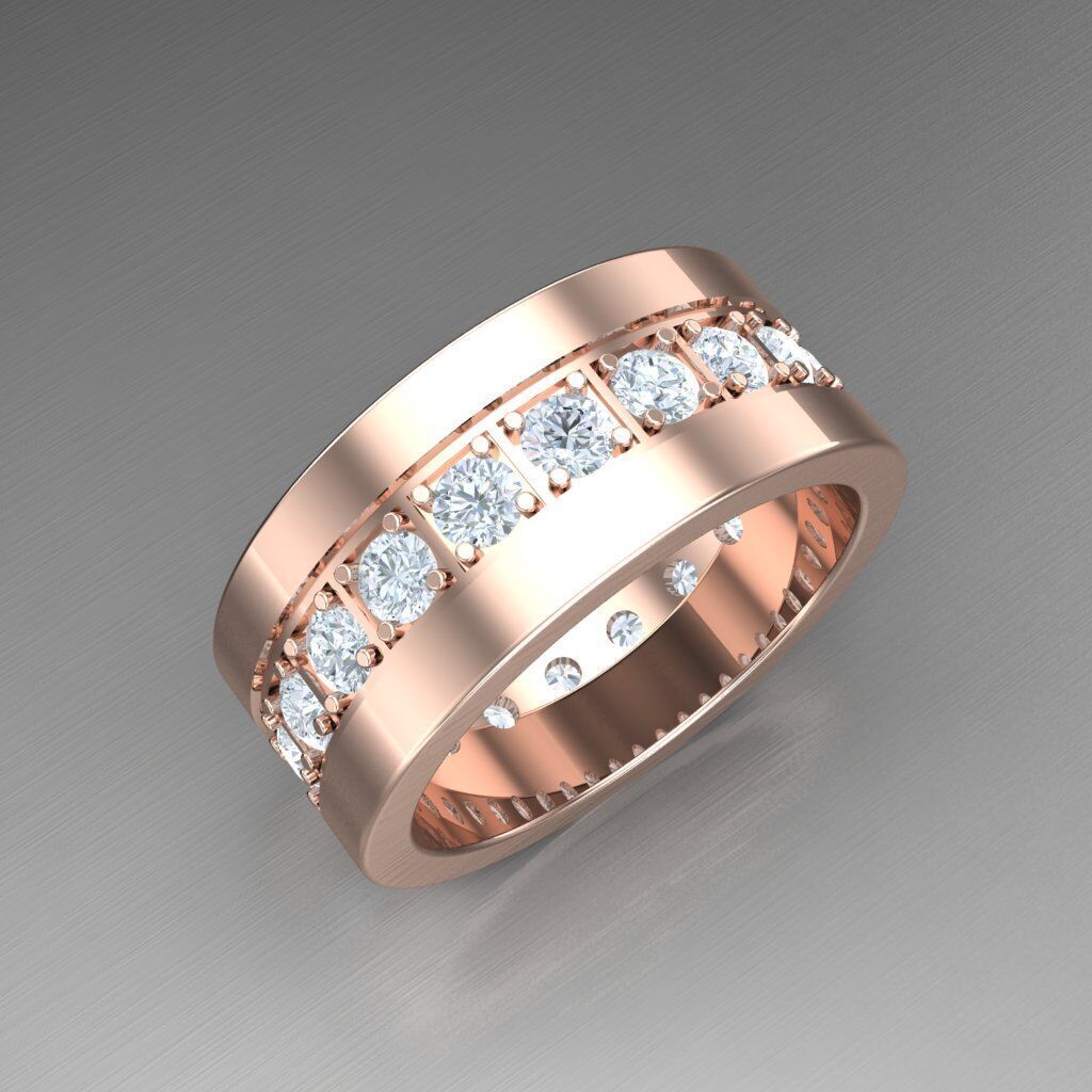 Man Ring New Design 3MR022 3D model_8