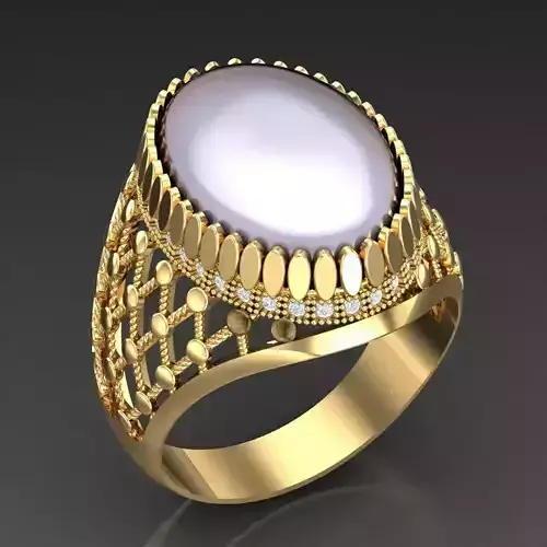 Man Ring New Design 3MR020 3D model