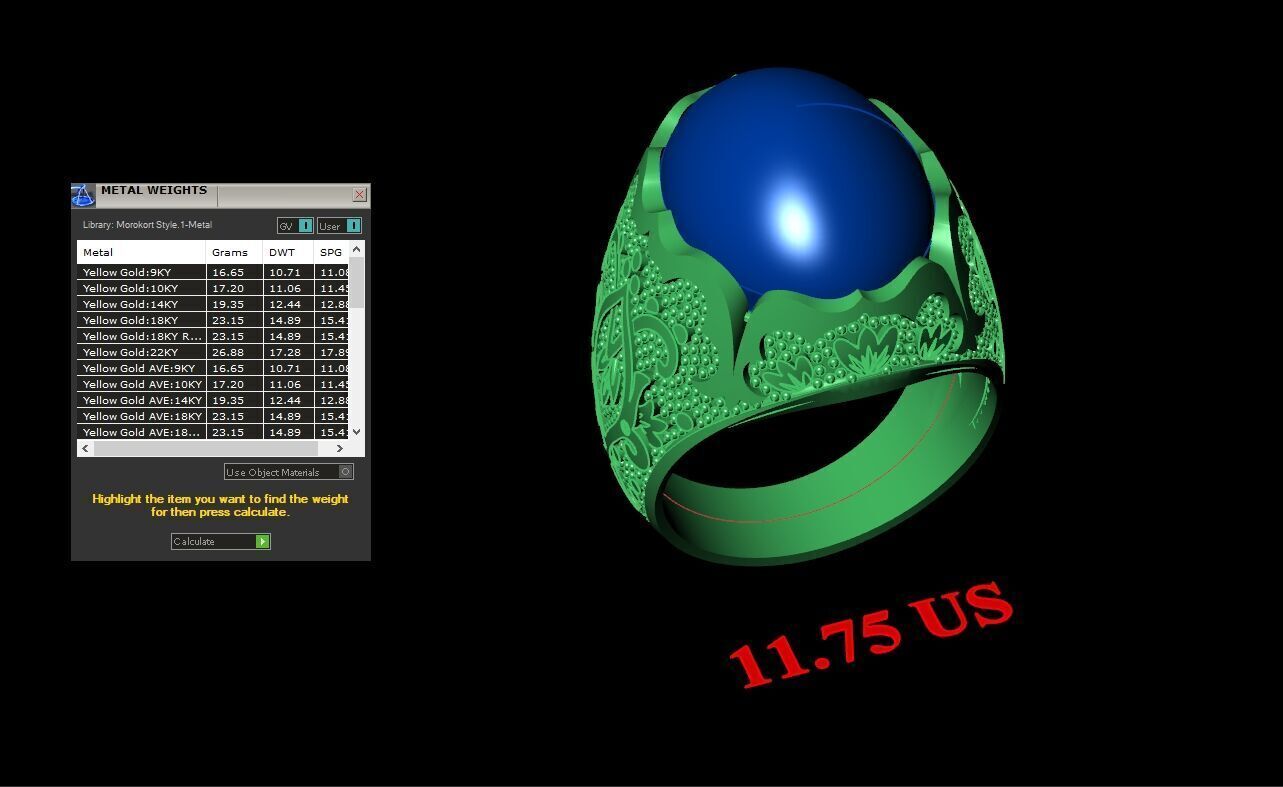 Man Ring New Design 3MR019 3D print model_12