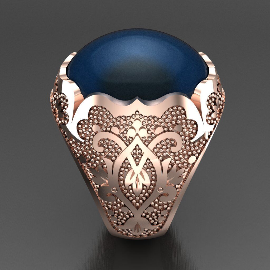 Man Ring New Design 3MR019 3D print model_10