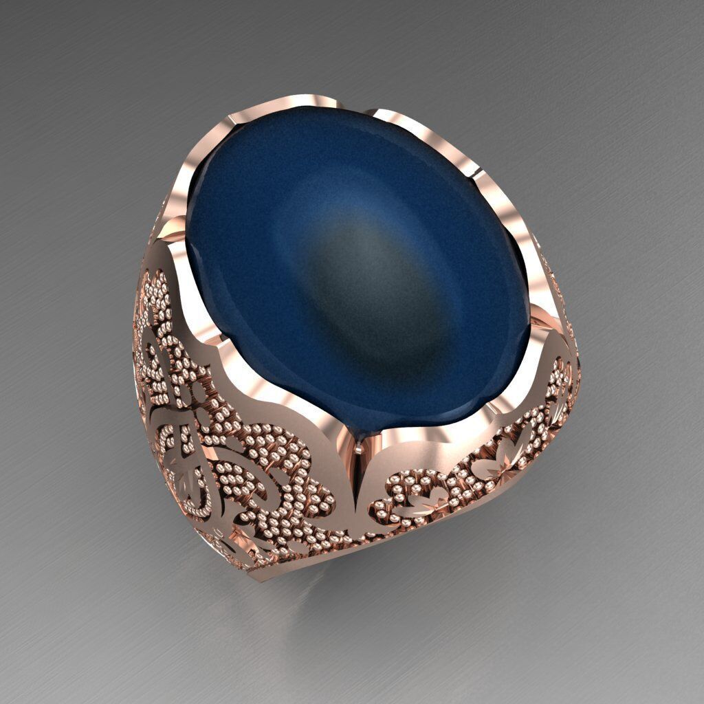 Man Ring New Design 3MR019 3D print model_8