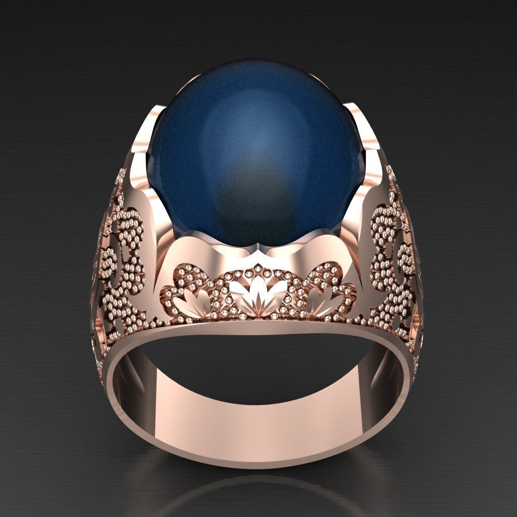 Man Ring New Design 3MR019 3D print model_2