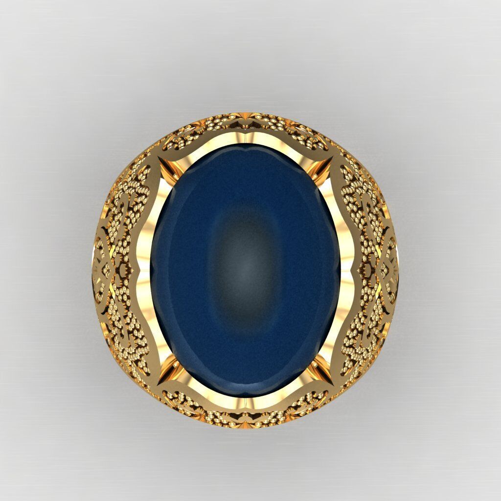 Man Ring New Design 3MR019 3D print model_7