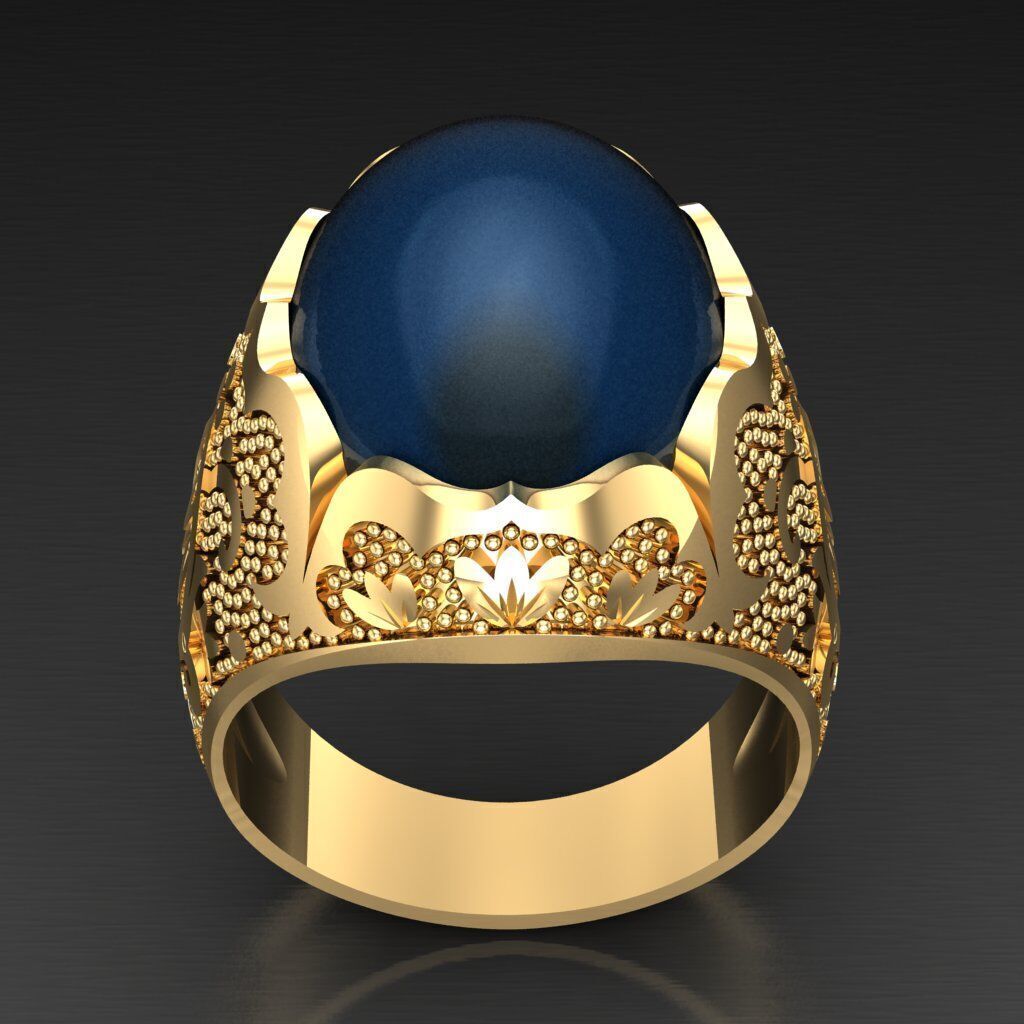 Man Ring New Design 3MR019 3D print model_3