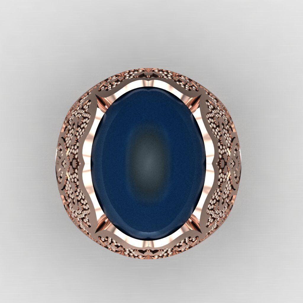 Man Ring New Design 3MR019 3D print model_6