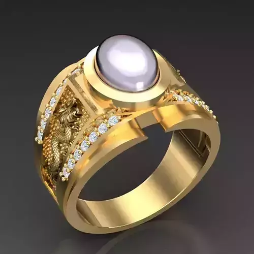 Man Ring New Design 3MR015 3D print model