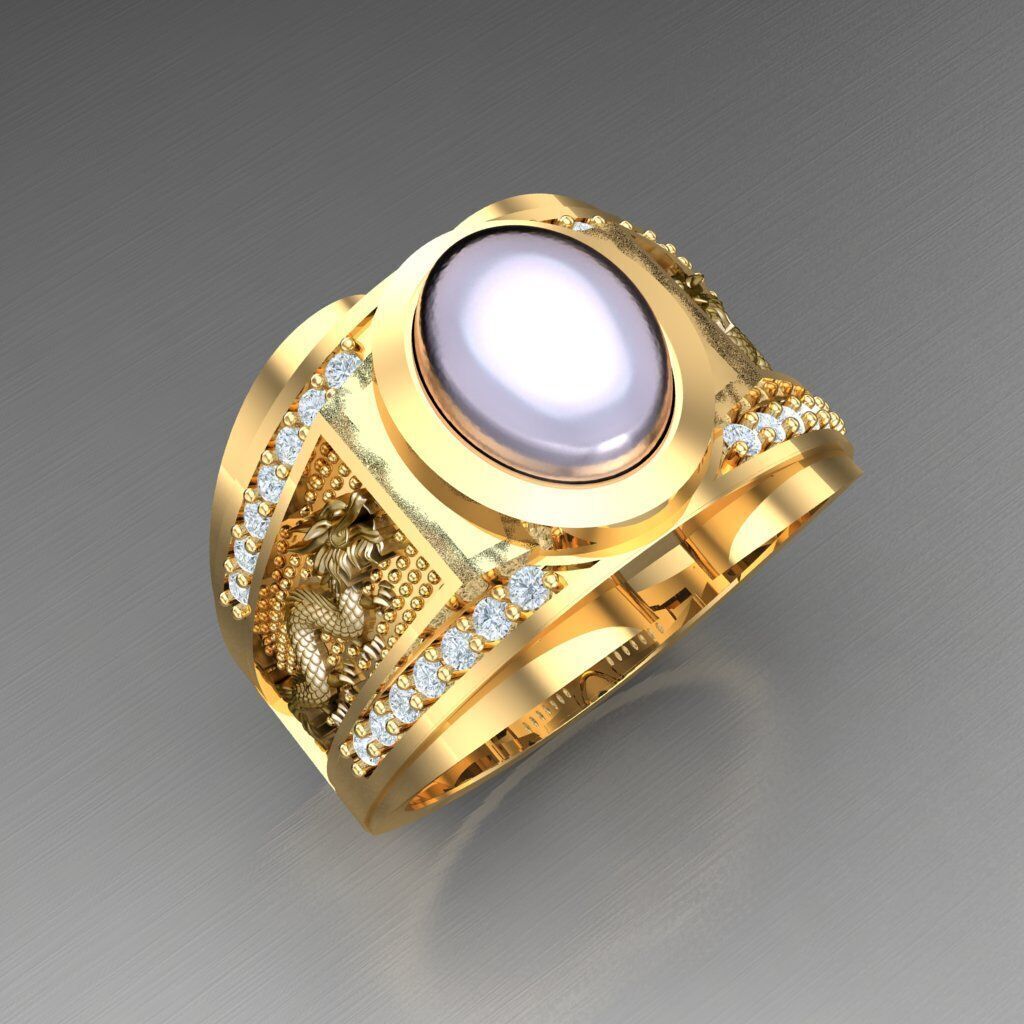 Man Ring New Design 3MR015 3D print model_9