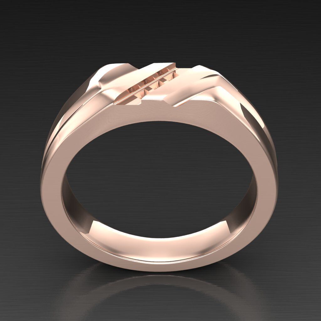 Man Ring New Design 3MR014 3D model_2