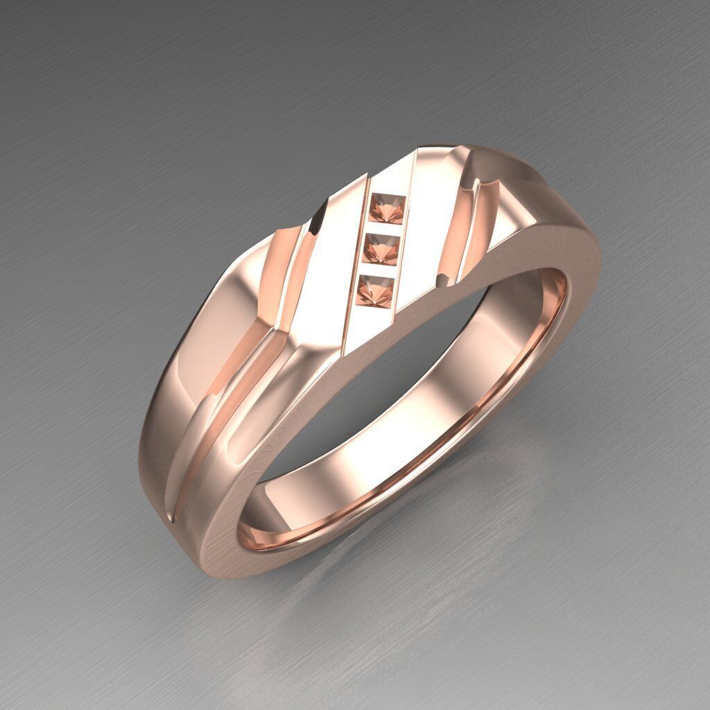 Man Ring New Design 3MR014 3D model_8