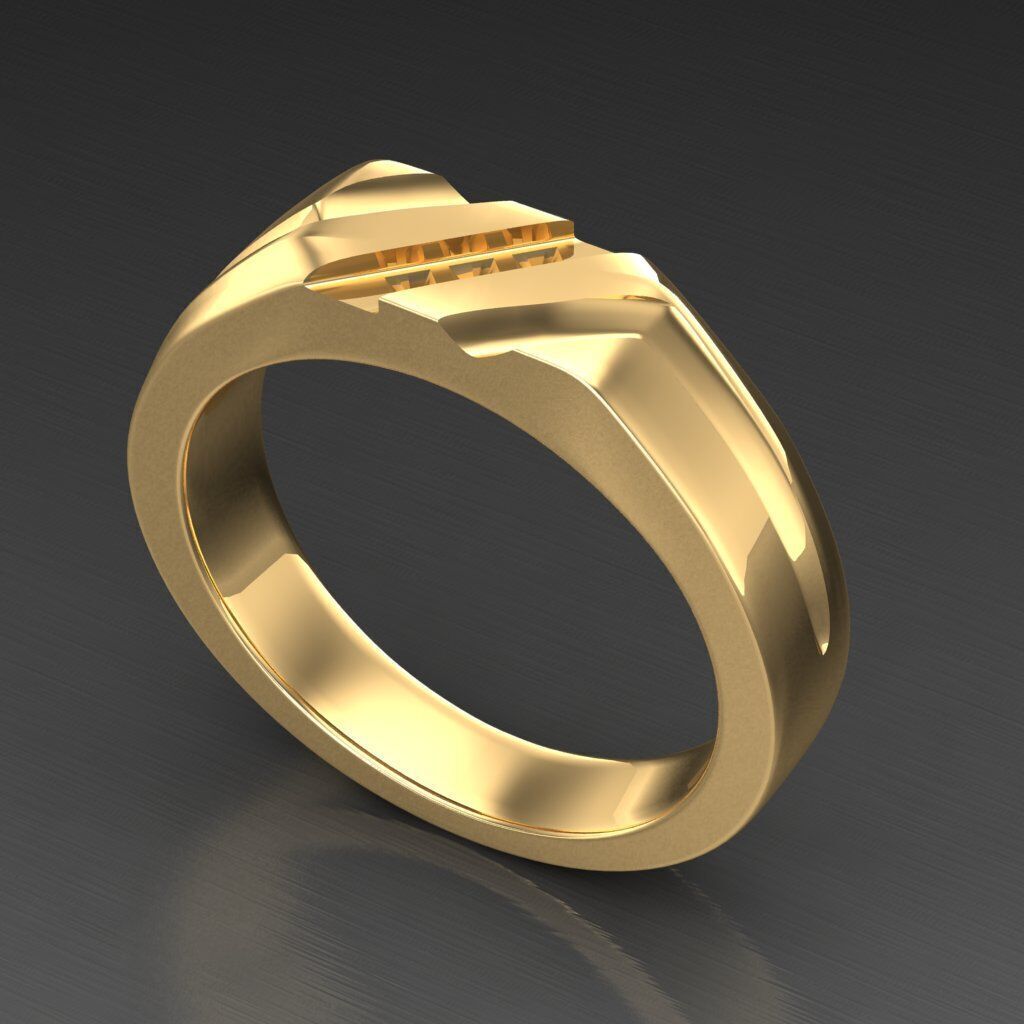 Man Ring New Design 3MR014 3D model_5