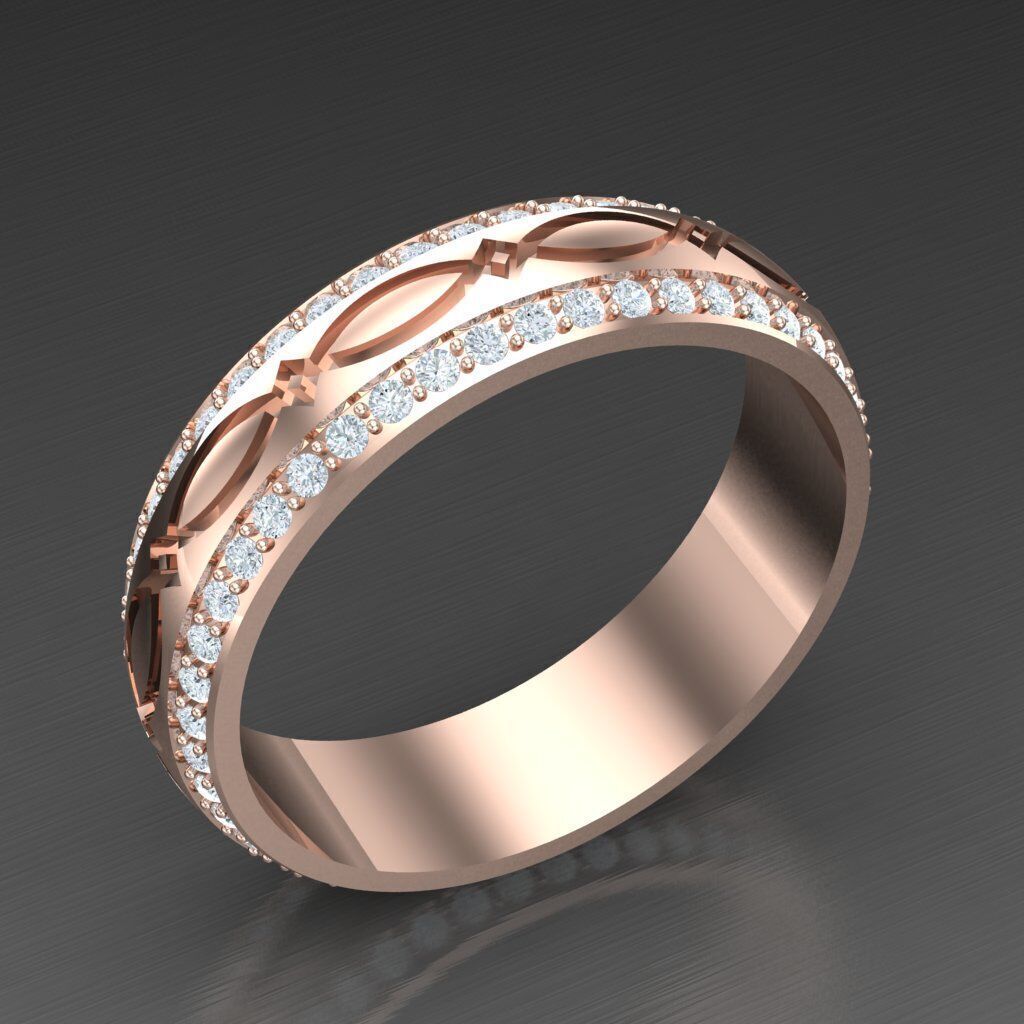 Man Ring New Design 3MR013 3D model_1