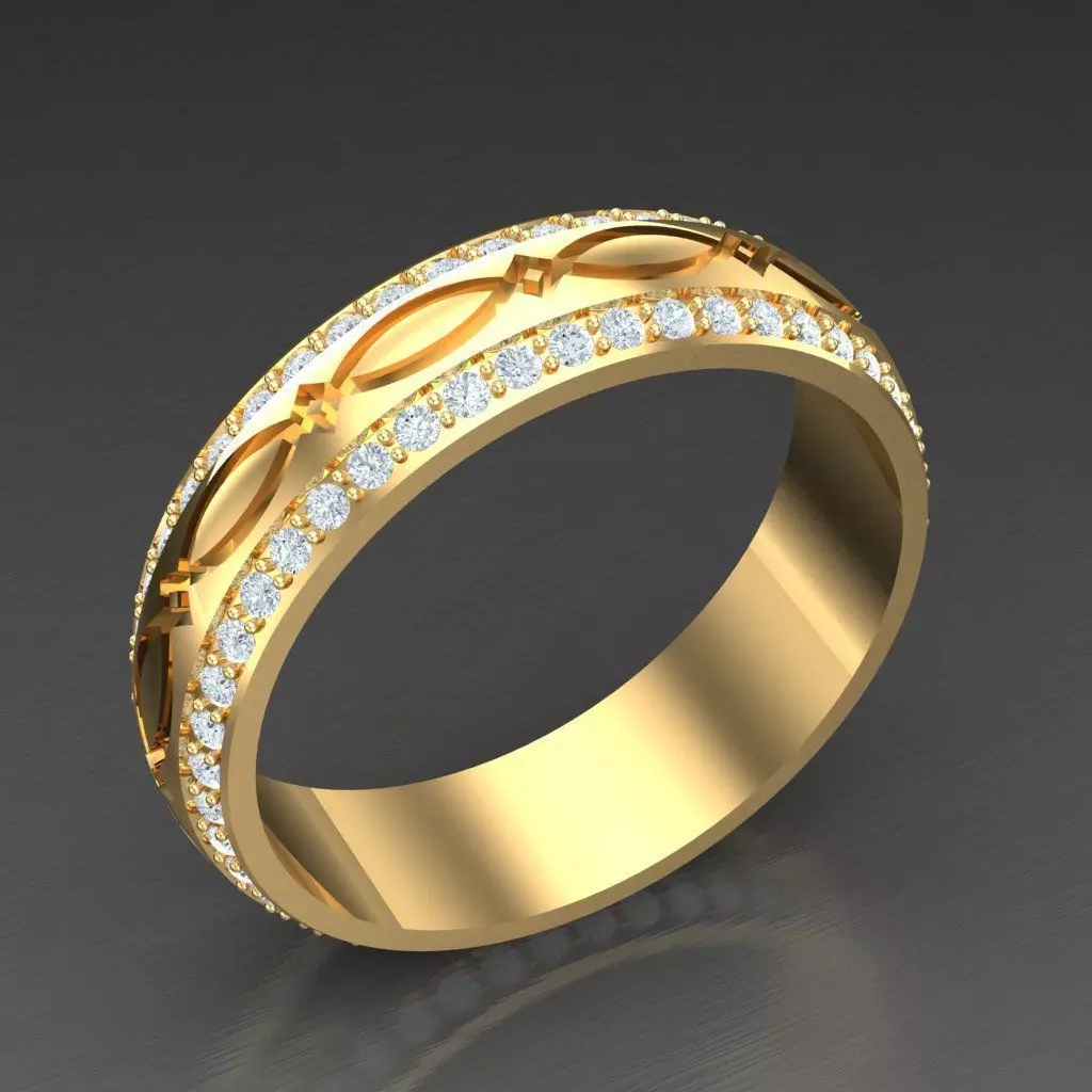 Man Ring New Design 3MR013 3D model_0