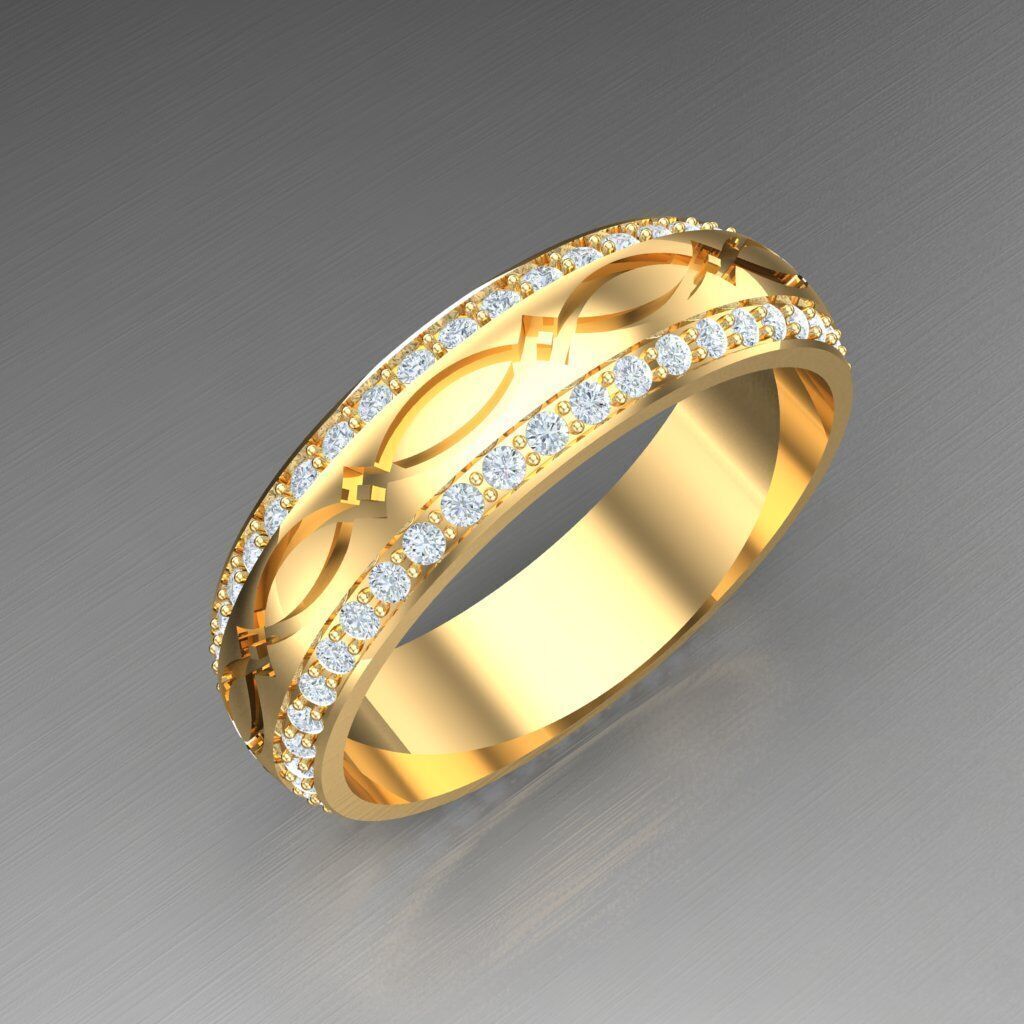 Man Ring New Design 3MR013 3D model_9
