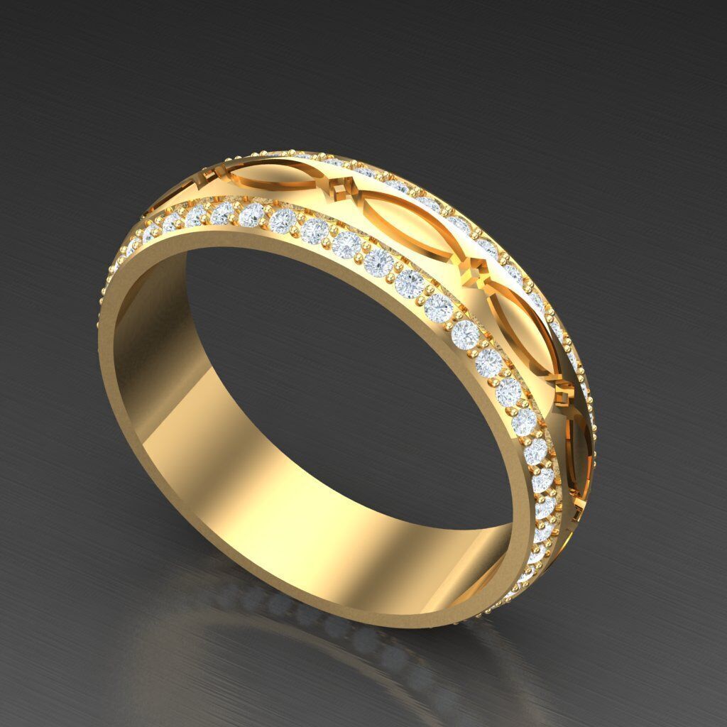 Man Ring New Design 3MR013 3D model_5