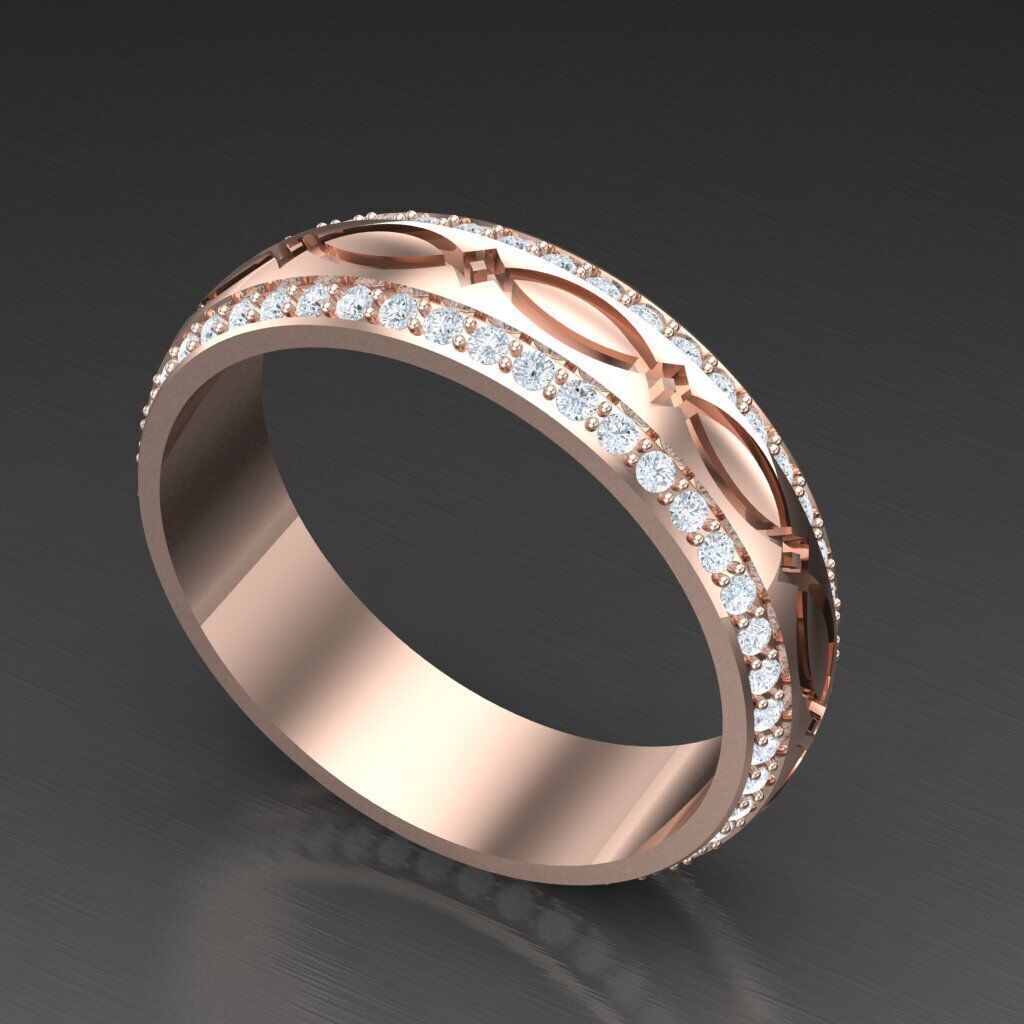 Man Ring New Design 3MR013 3D model_4