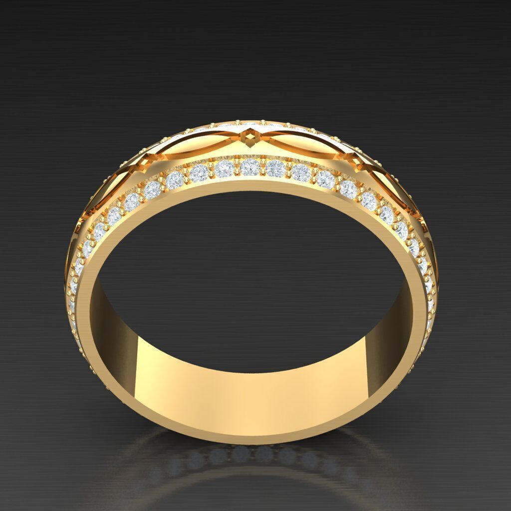 Man Ring New Design 3MR013 3D model_3