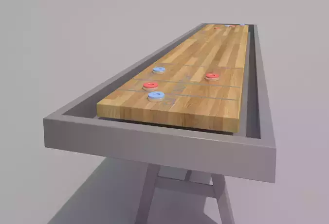 Shuffleboard table