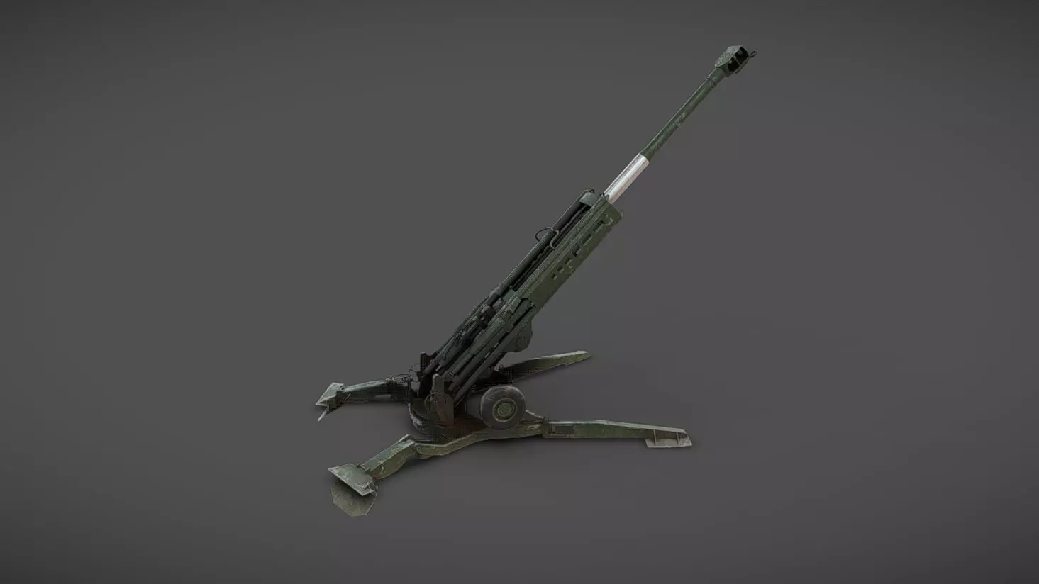 Hotwizer M777 Low-poly 3D model