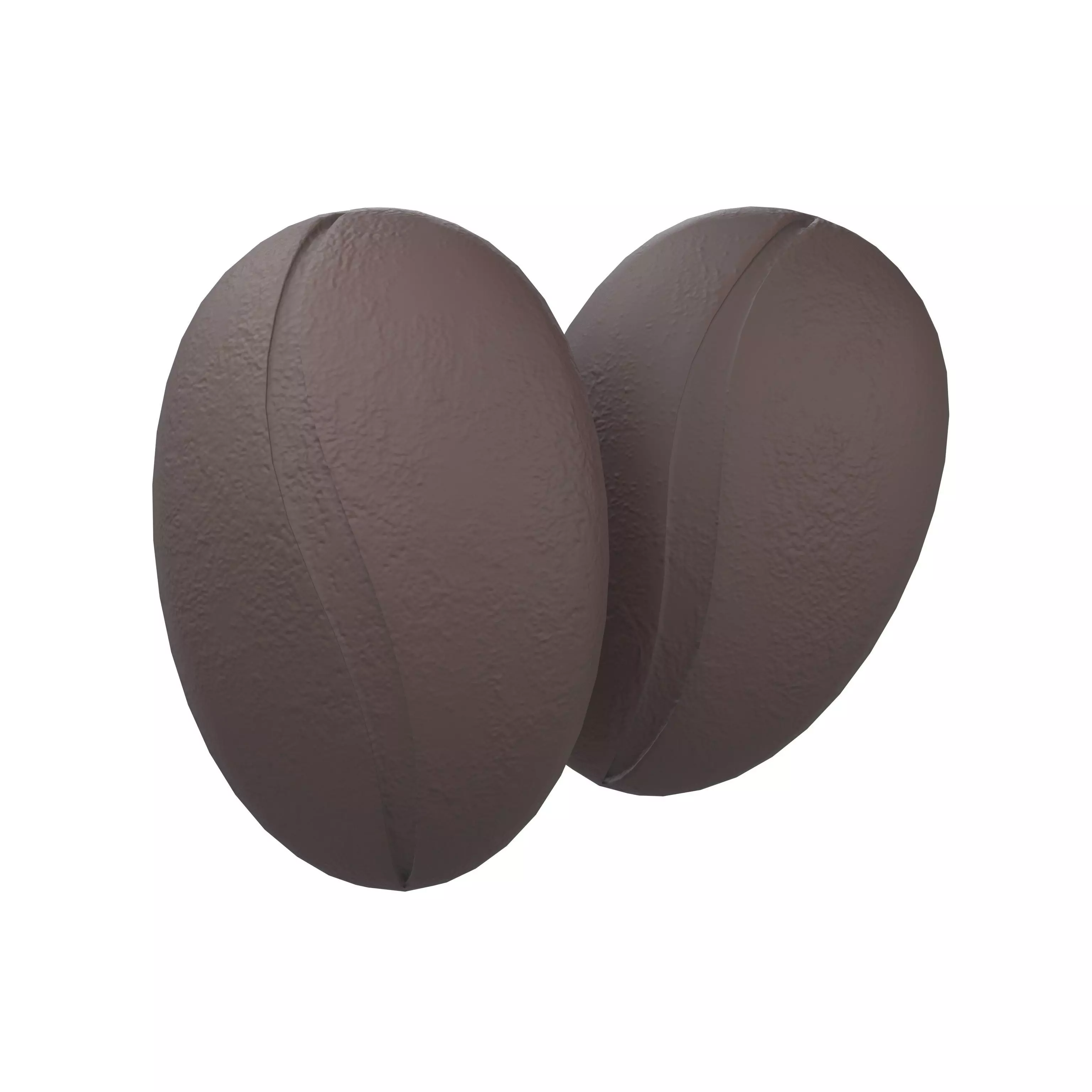 Coffee Bean v1 002 Low-poly 3D model