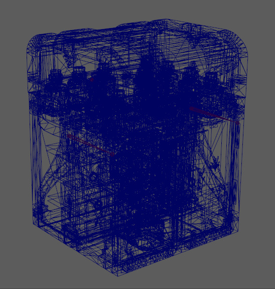 apothecary chest Alchemy herbs Storage Box medicine powder Low-poly 3D model_9