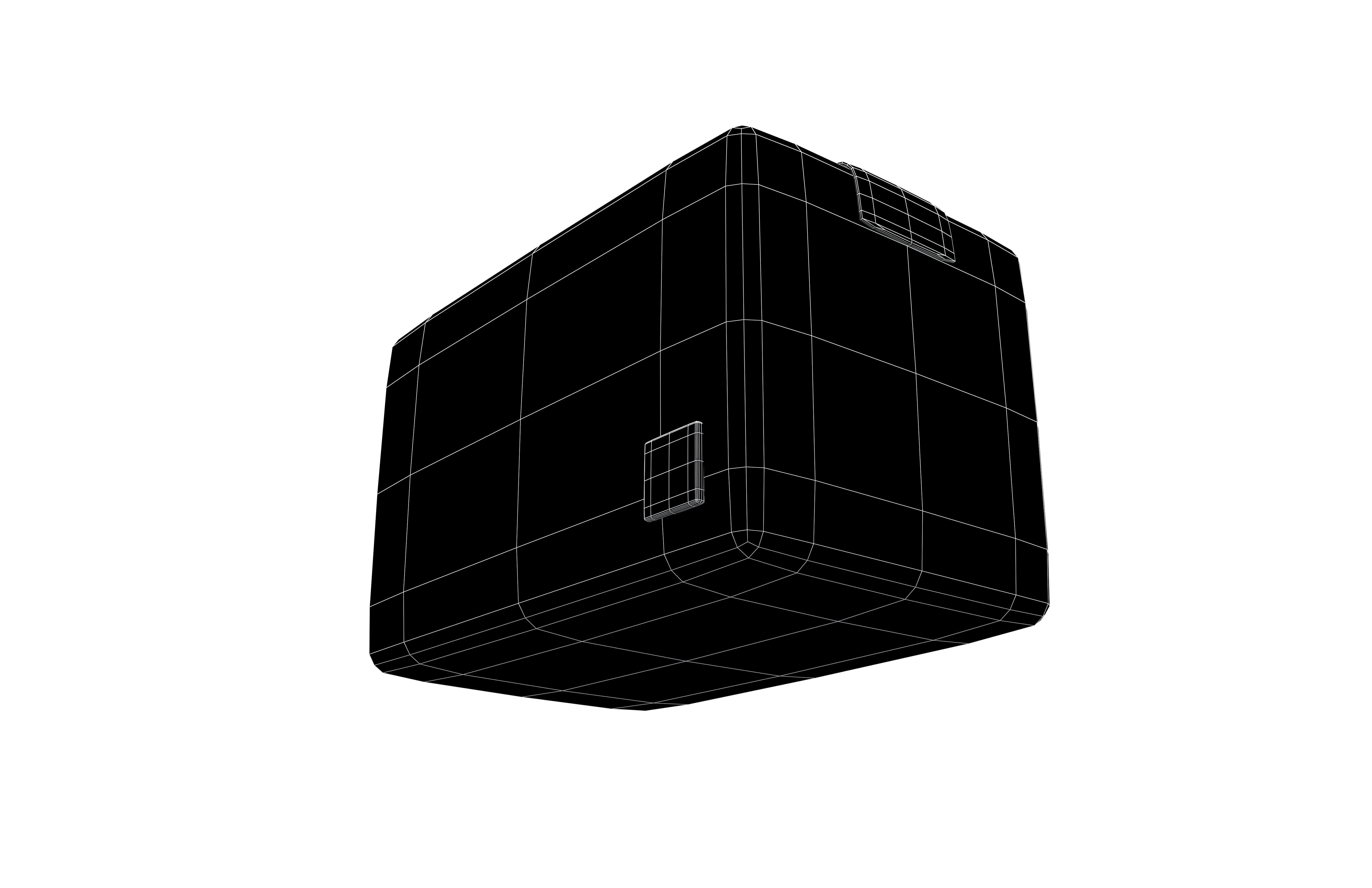 Delivery Box Icon v1 002 Low-poly 3D model_7