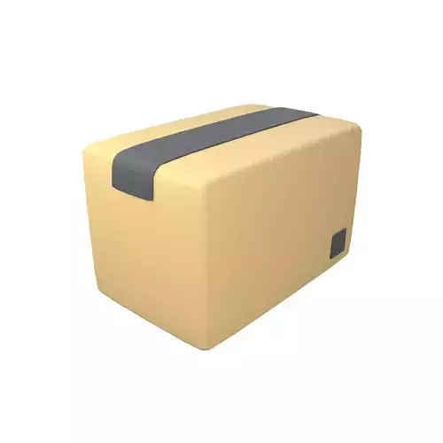Delivery Box Icon v1 002 Low-poly 3D model