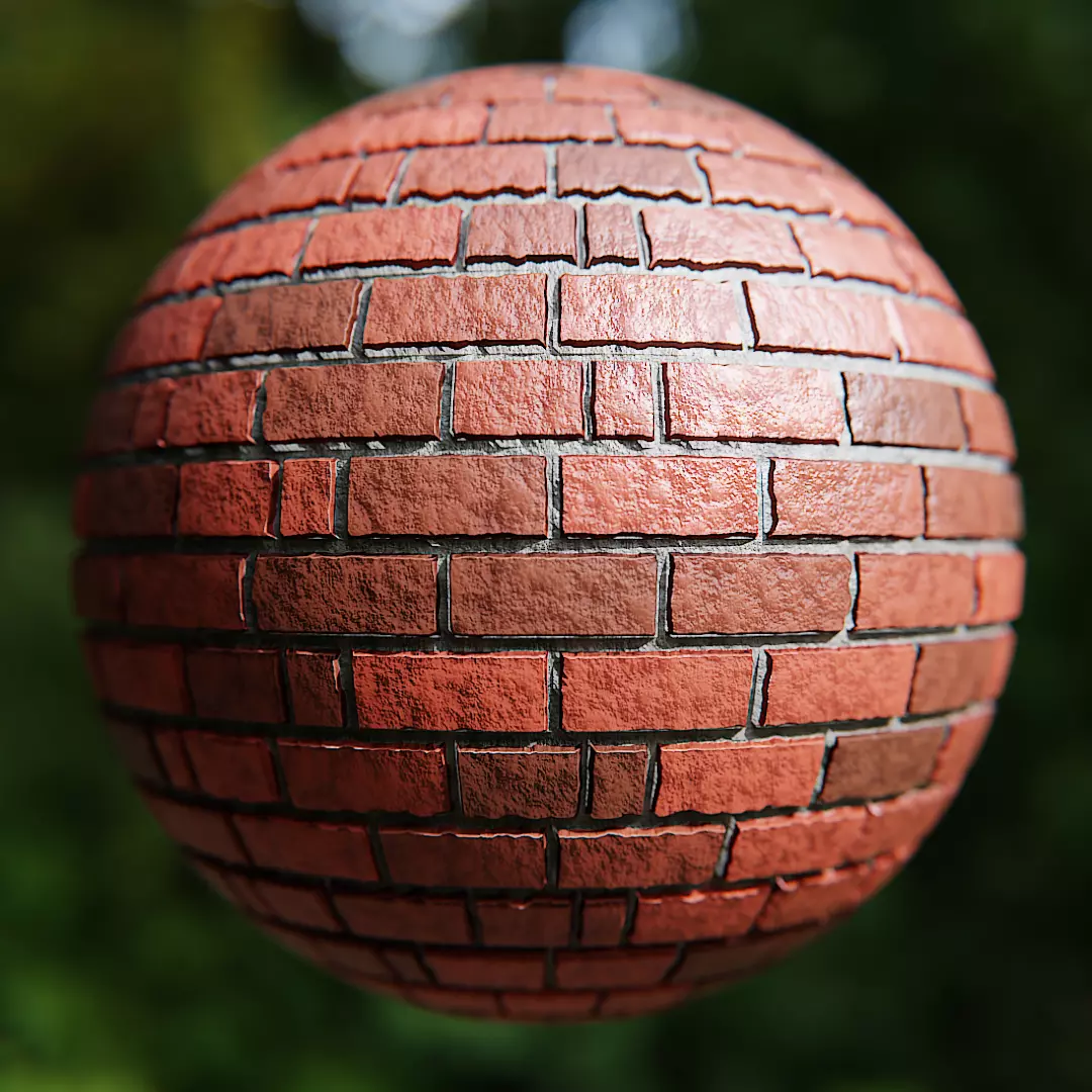 Procedural Brick Wall Material - Blender Cycles Ready Texture