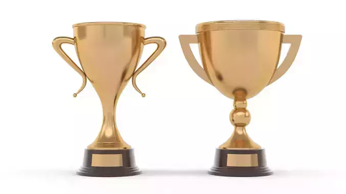 Gold Trophy Cups