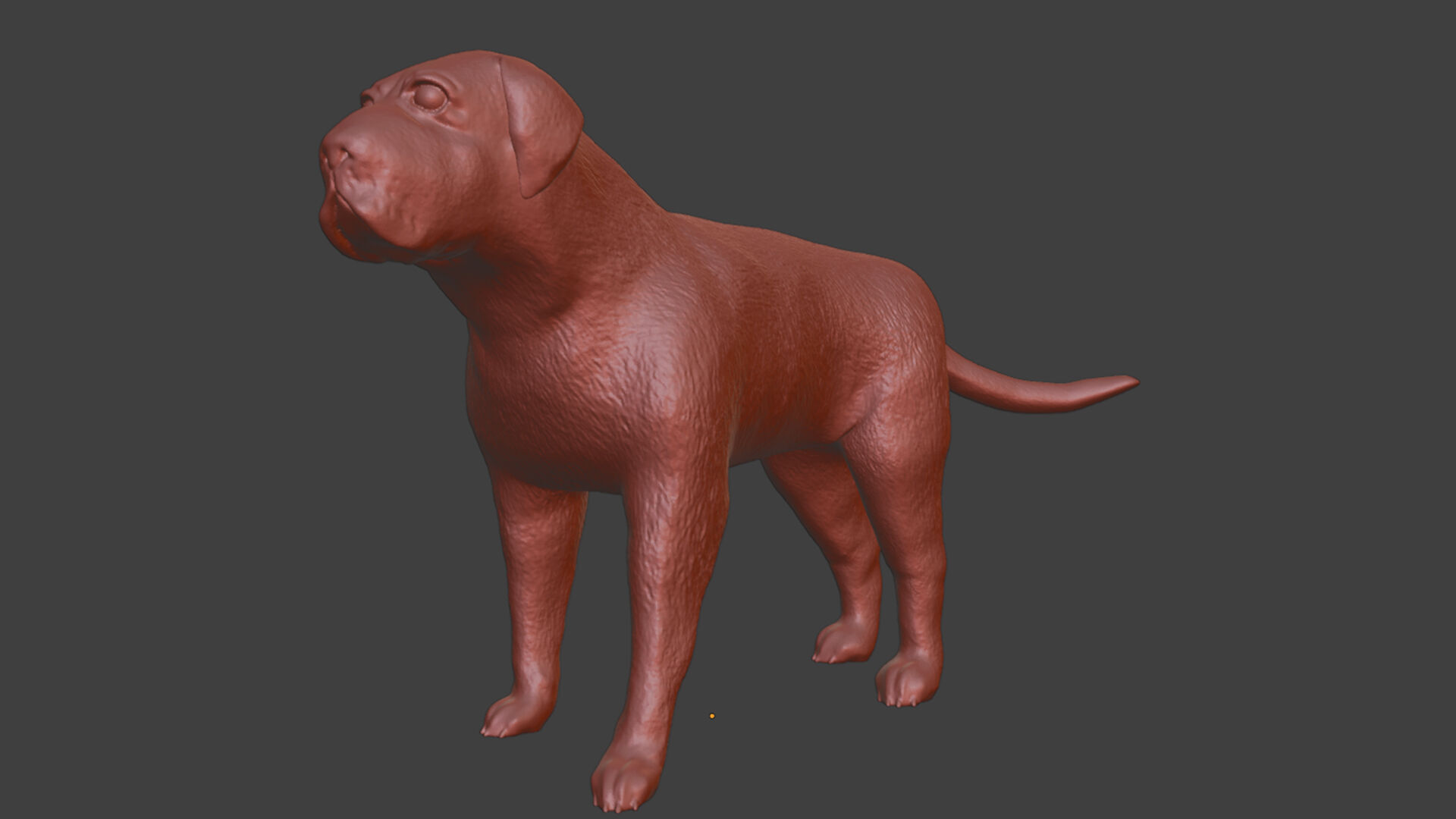 Pet life Miniature English Mastiff Dog Toy STL Models 3D print model_7