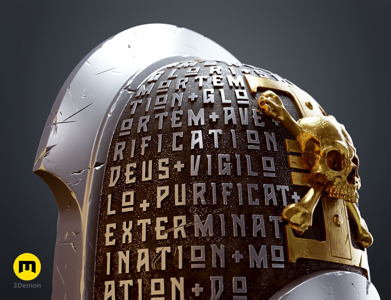 Deathwatch Shoulder Pauldron 3D print model_11